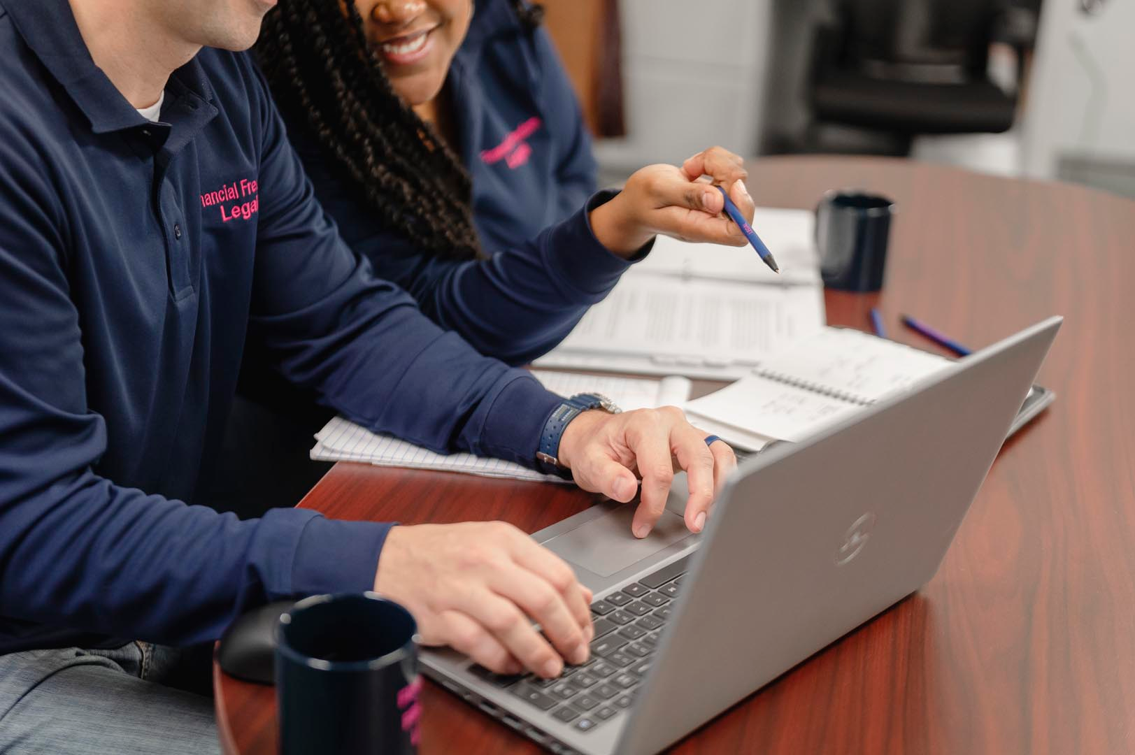 tax debt relief by bankruptcy lawyers in richmond virginia working with a client